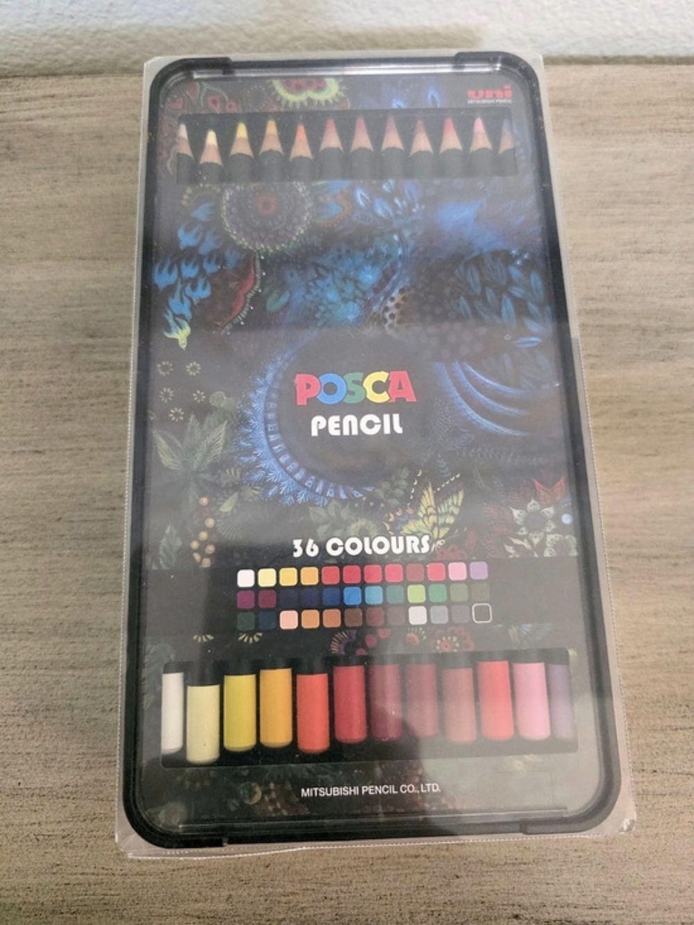 POSCA Pencil 36 Colours 36-Color Pencil Set Like New